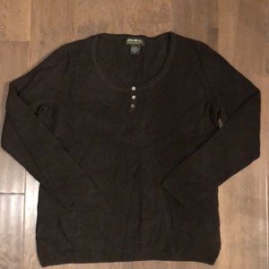Eddie Bauer henley sweater